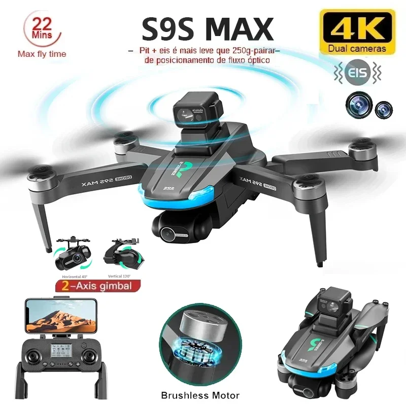 Drone Gimbal - NOWOŚĆ S9S MAX MINI Drone 4K