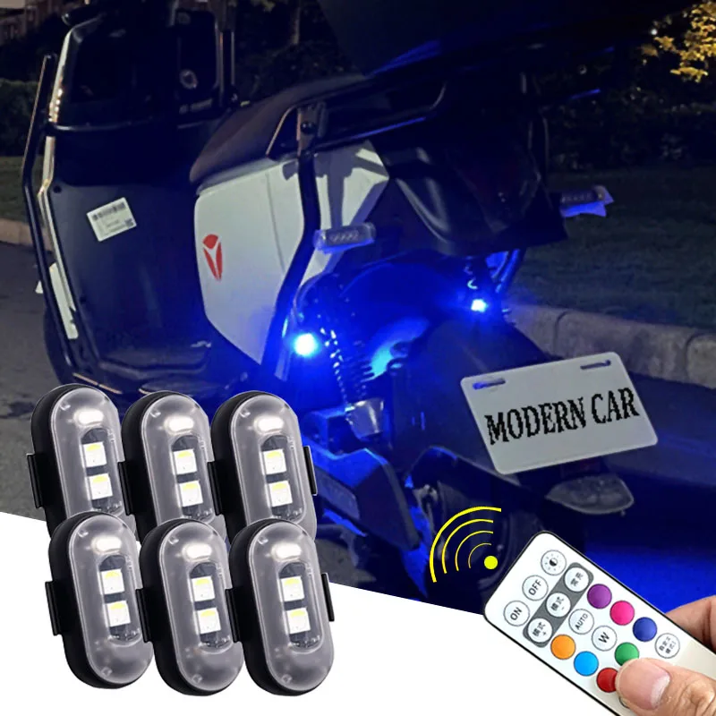 Drone Led Light - 2/4/8 sztuk bezprzewodowy pilot stroboskopowe światło