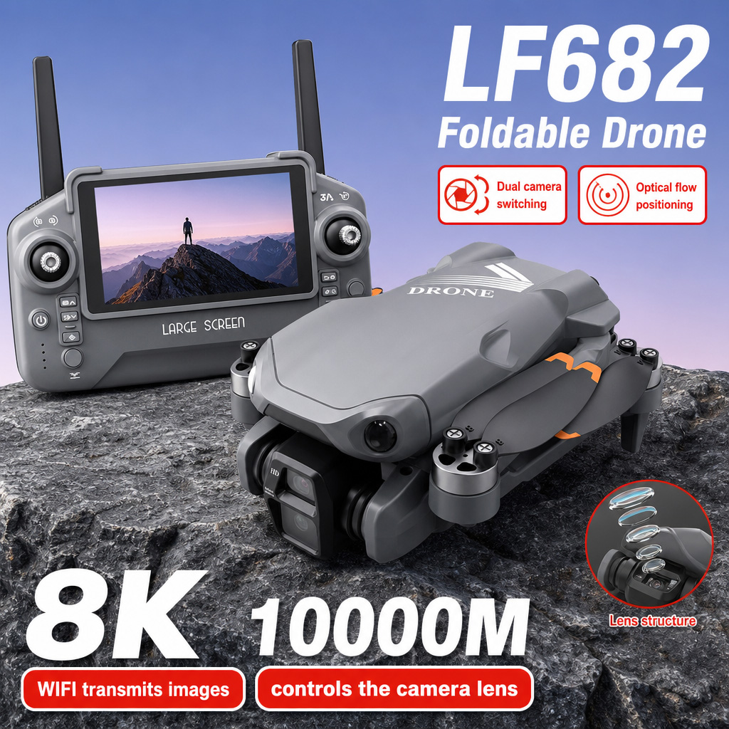 Drone Gimbal - Zdjęcia lotnicze z drona LF682, 8K
