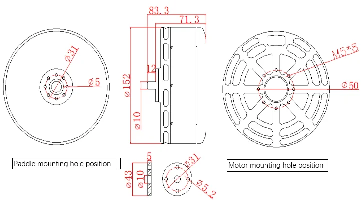 Silniki bezszczotkowe P400 KV5 – Drone Motor recenzja i cena
