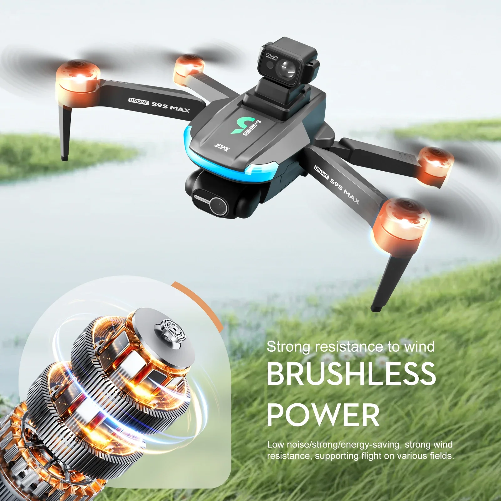 NOWOŚĆ S9S MAX MINI Drone 4K 2 – Drone Gimbal recenzja i cena
