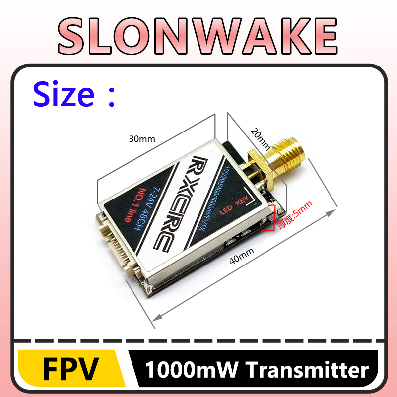 SLONWAKE 5.8G 48CH 1W VTX 100/ – Drone Frame recenzja i cena